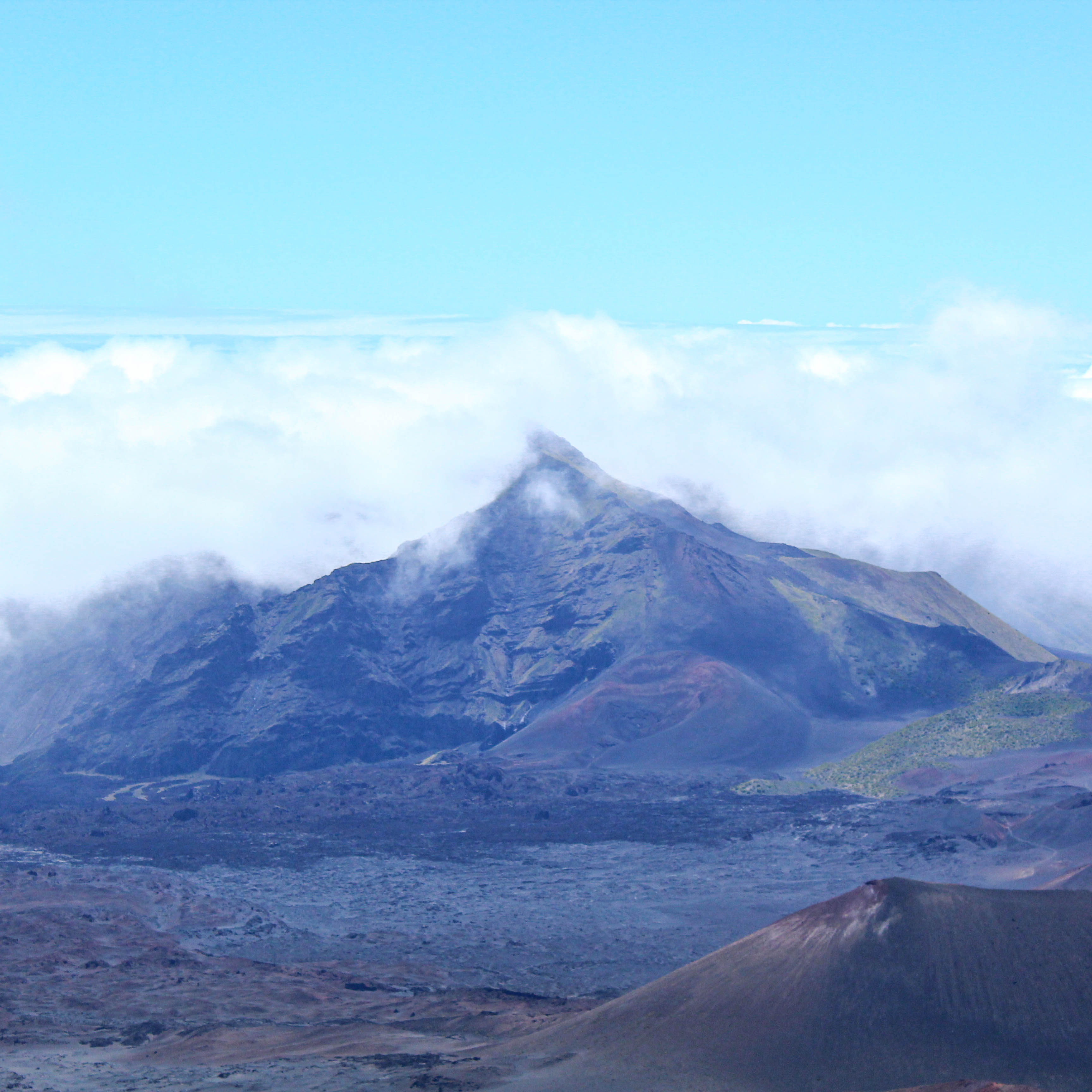 Image of a mountain in the distance.