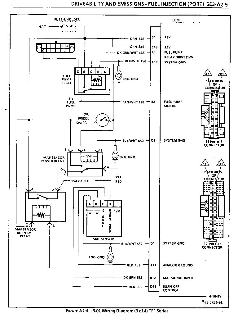 Ecm Wiring Maf Diagram