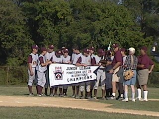 the team with trophy