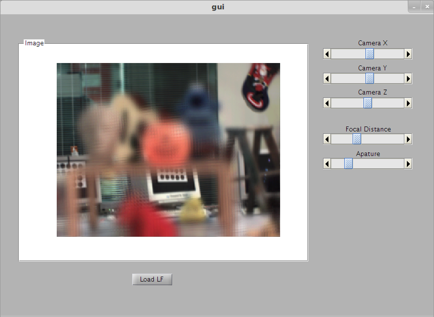 Slightly less narrow apature image