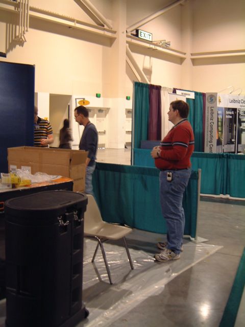 Our (still empty) booth (02)